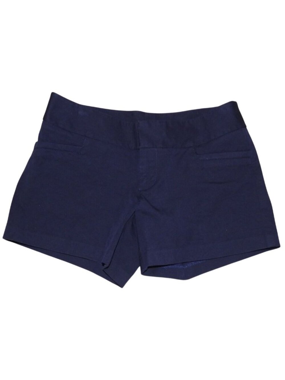 Lilly Pulitzer Palm Beach Fit 100% Cotton Chino Pockets Shorts in Blue Sz 0